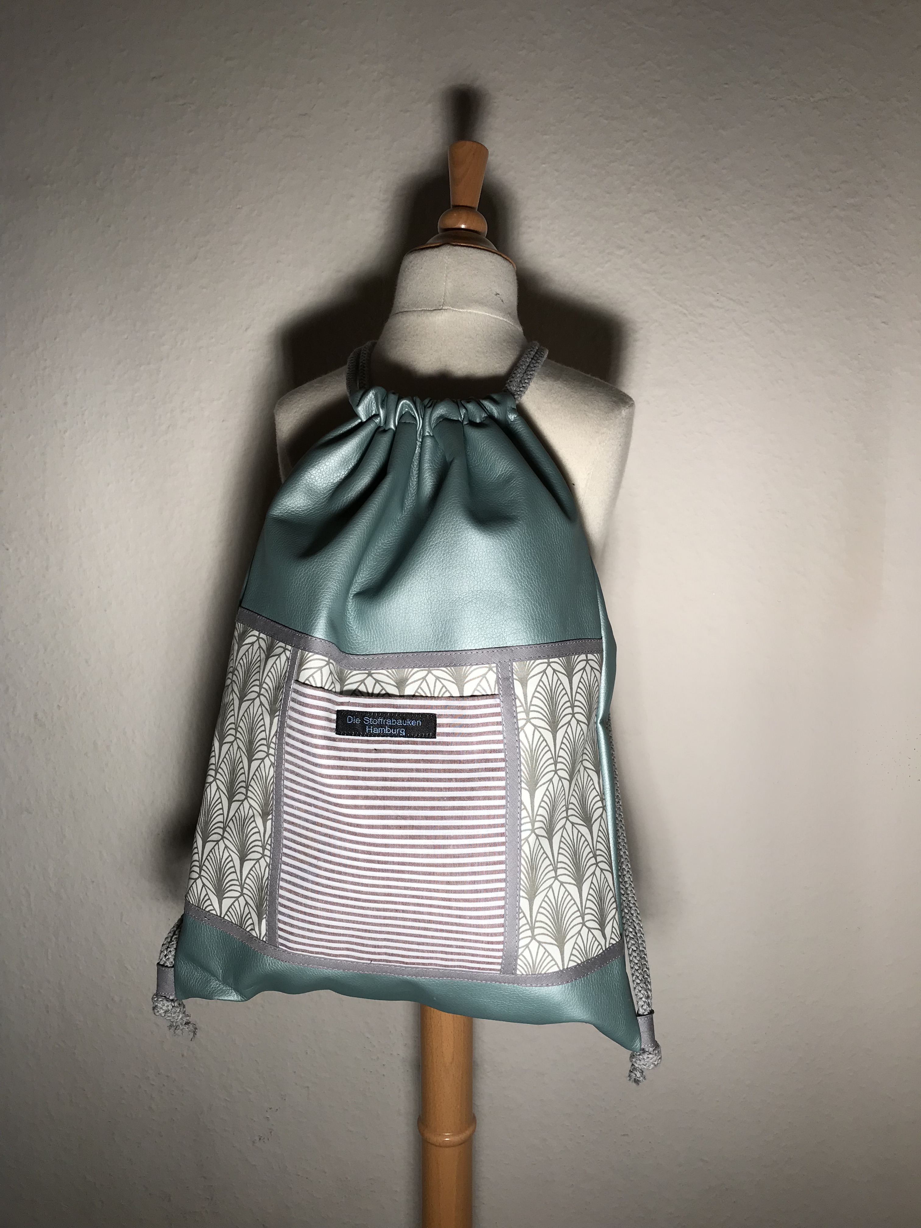 Kunstleder Rucksack