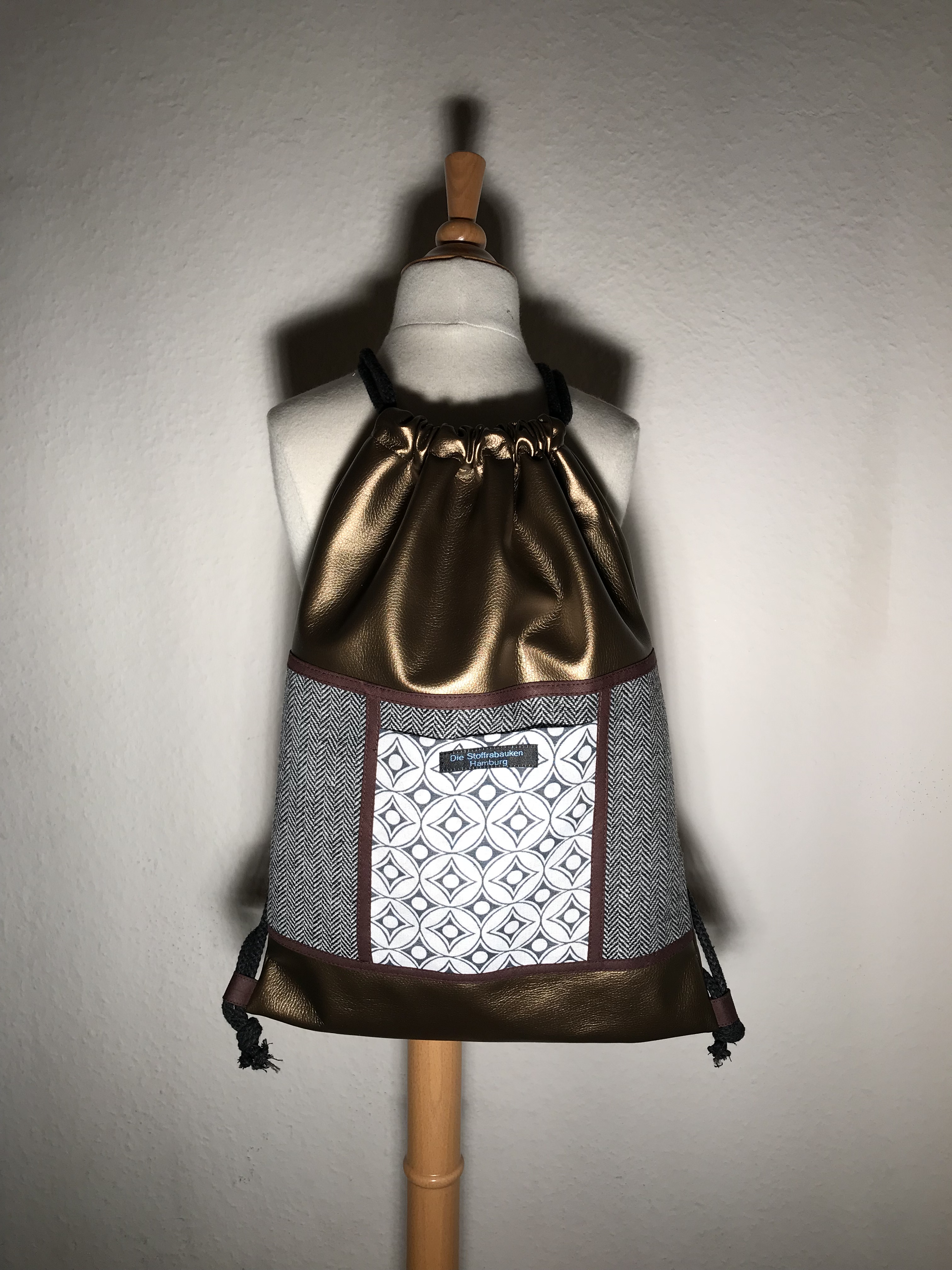 Kunstleder Rucksack