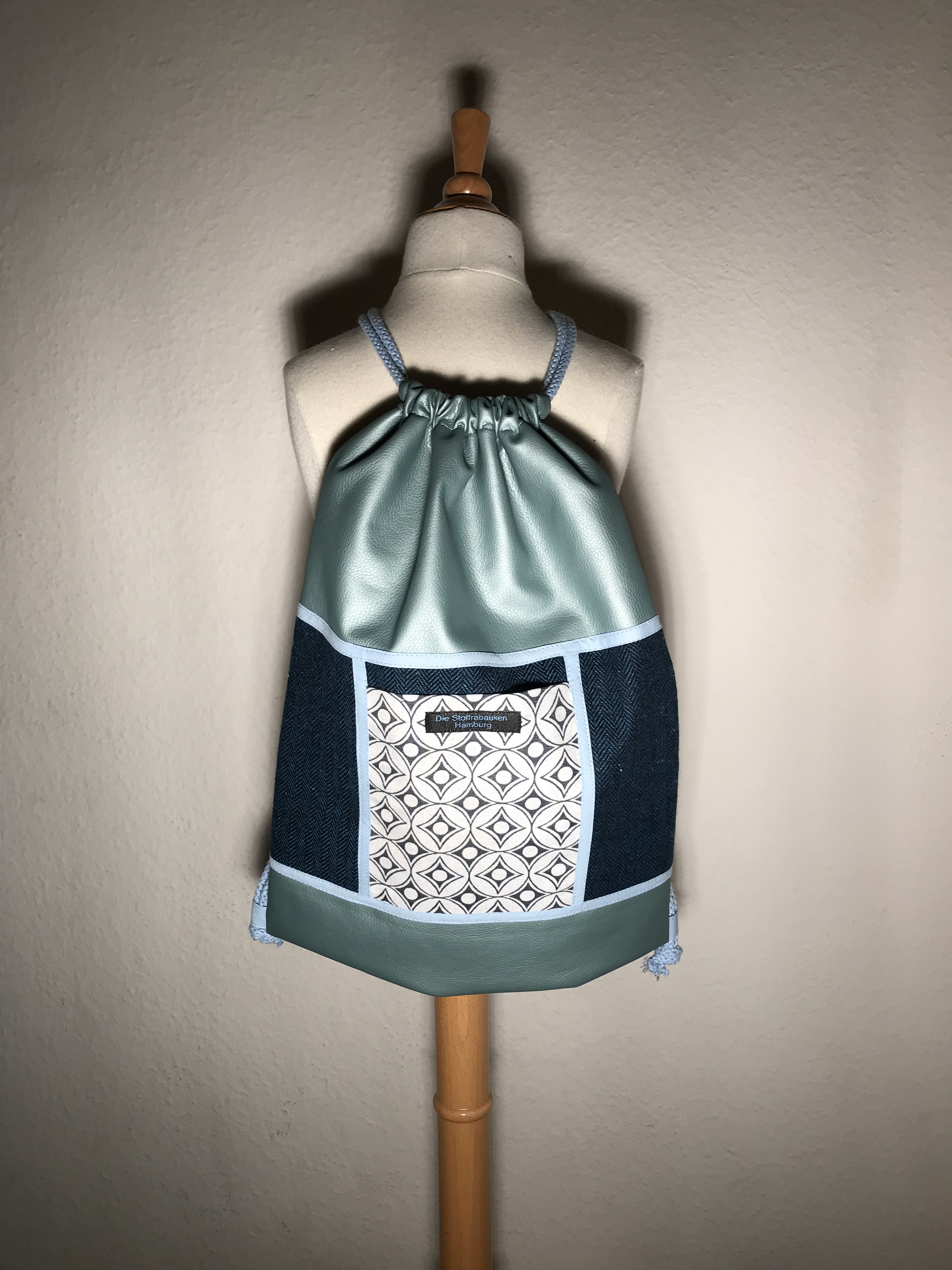 Kunstleder Rucksack