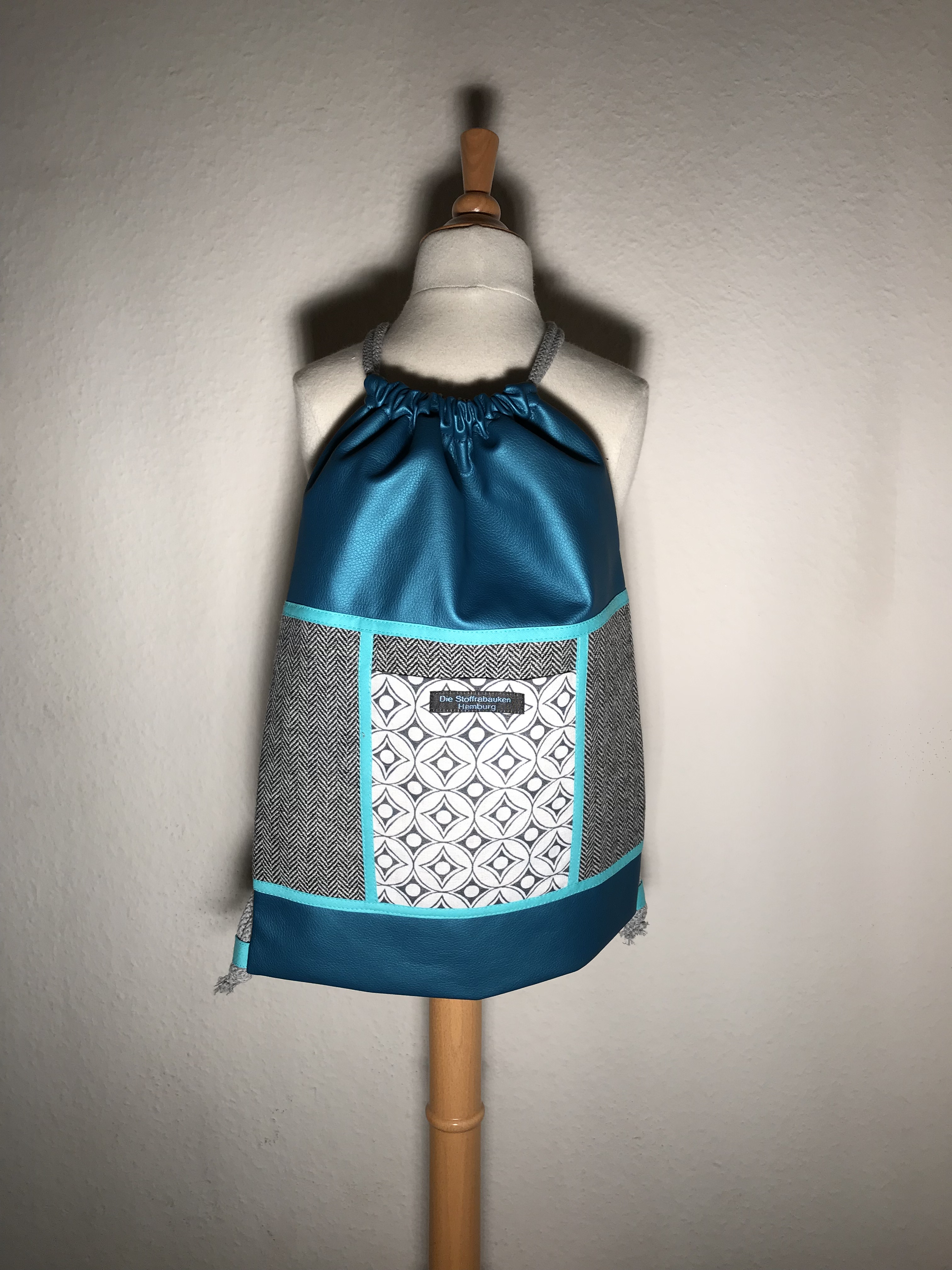 Kunstleder Rucksack